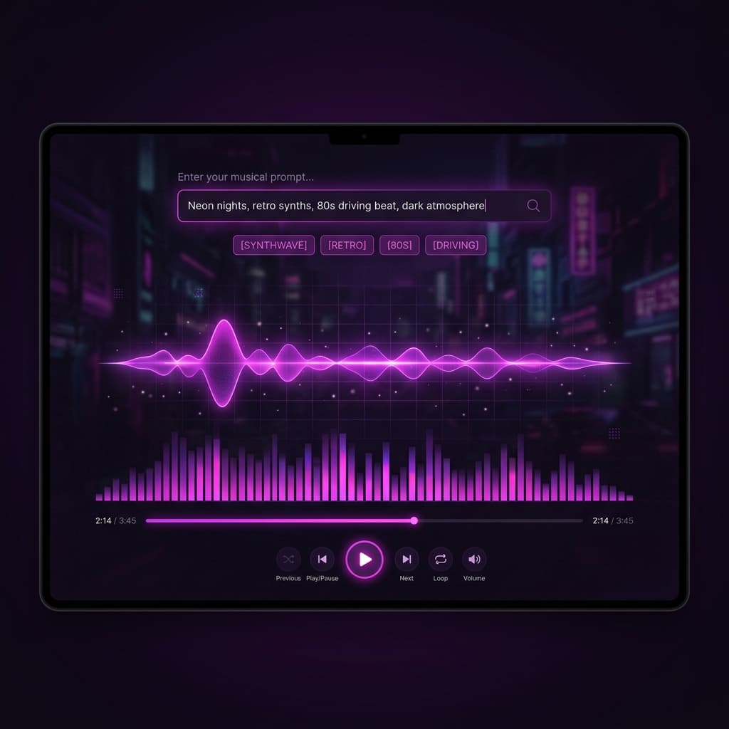 Synthwave project cover